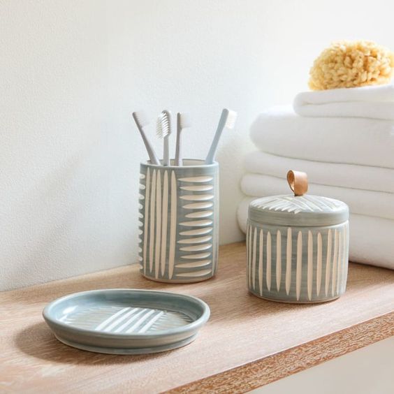 juego de accesorios para el baño